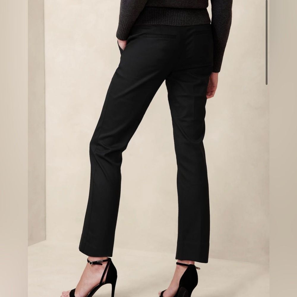 Banana Republic Black RYAN STRAIGHT PANT Size 0 Tall